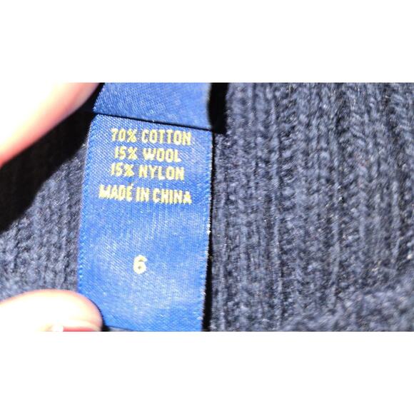 Oshkosh B'Gosh Vintage Blue Truck knit Sweater Size 6 - Picture 4 of 4